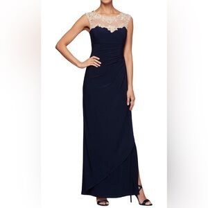 Alex Evenings Navy Gown for Weddings